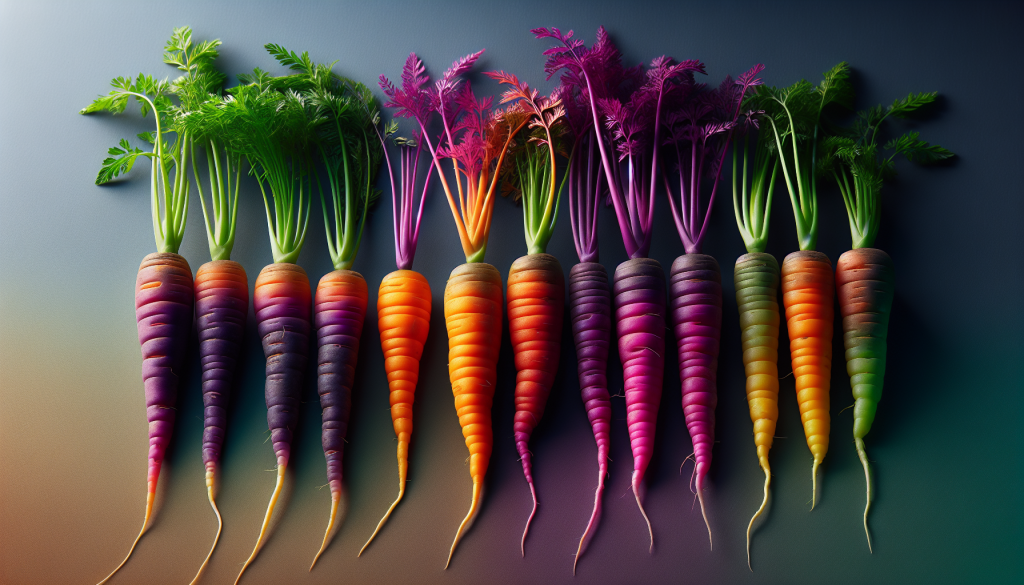 zanahorias un viaje cromatico de purpura a naranja